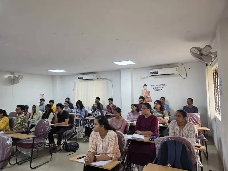Group discussion at Believers IAS Academy